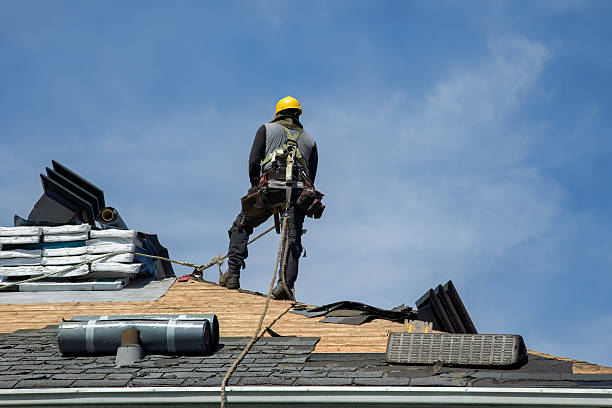 Professional Roofing technician working in North Brookfield, MA
